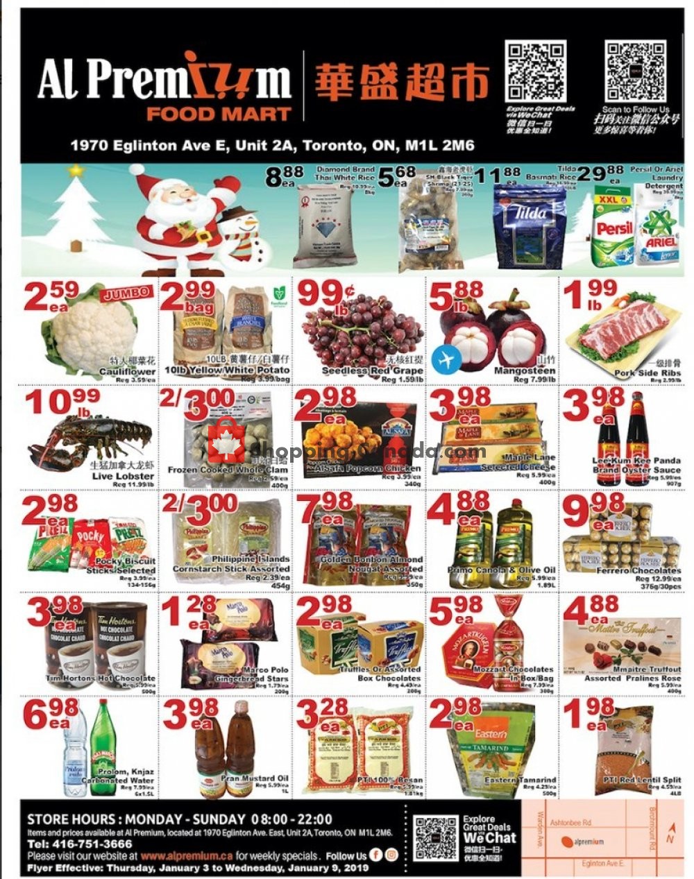 Al Premium Food Mart flyer from Thursday January 3, 2019 to Wednesday January 9, 2019 - page 1