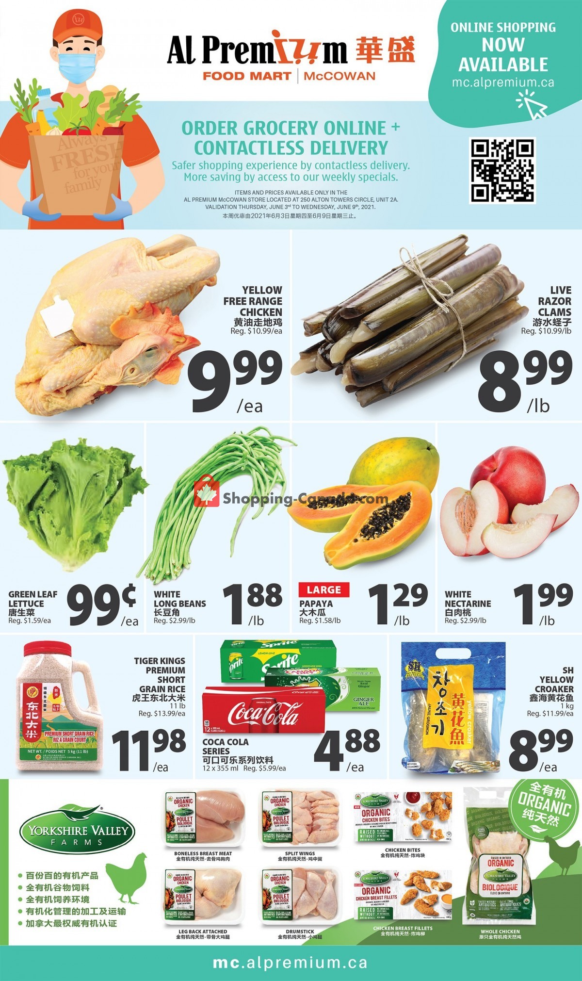 Al Premium Food Mart flyer from Thursday June 3, 2021 to Wednesday June 9, 2021 - page 1