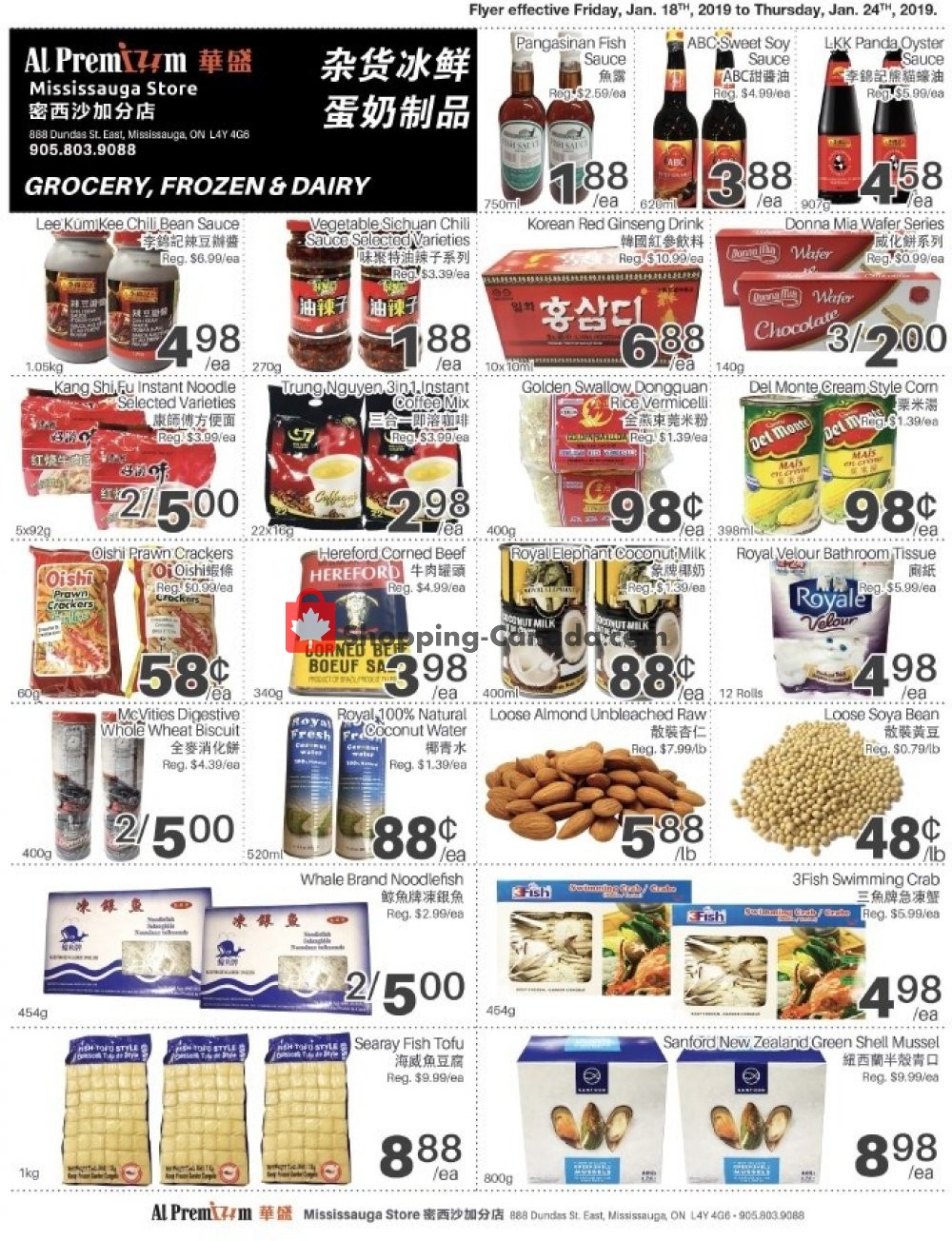 Al Premium Food Mart flyer from Friday January 18, 2019 to Thursday January 24, 2019 - page 2