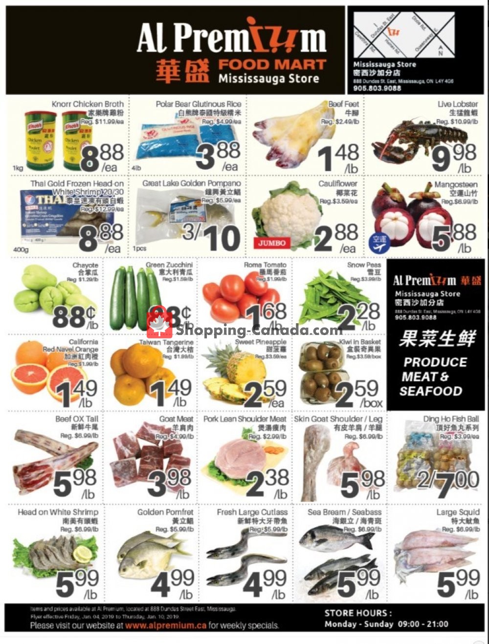 Al Premium Food Mart flyer from Friday January 4, 2019 to Thursday January 10, 2019 - page 1