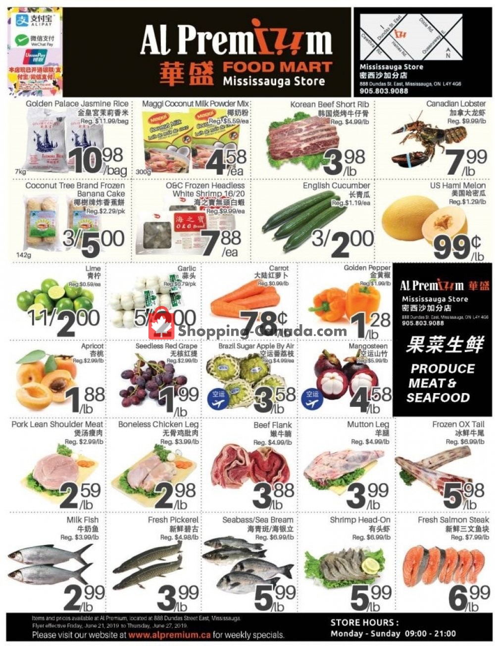 Al Premium Food Mart flyer from Friday June 21, 2019 to Thursday June 27, 2019 - page 1
