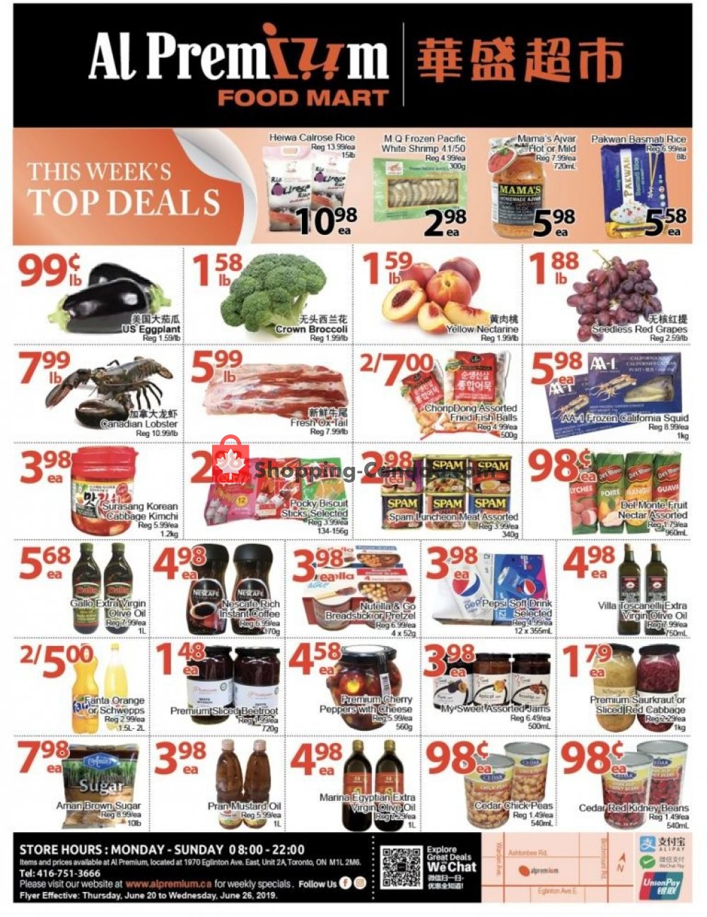 Al Premium Food Mart flyer from Thursday June 20, 2019 to Wednesday June 26, 2019 - page 1