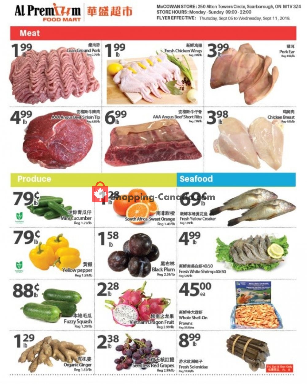 Al Premium Food Mart flyer from Thursday September 5, 2019 to Wednesday September 11, 2019 - page 3