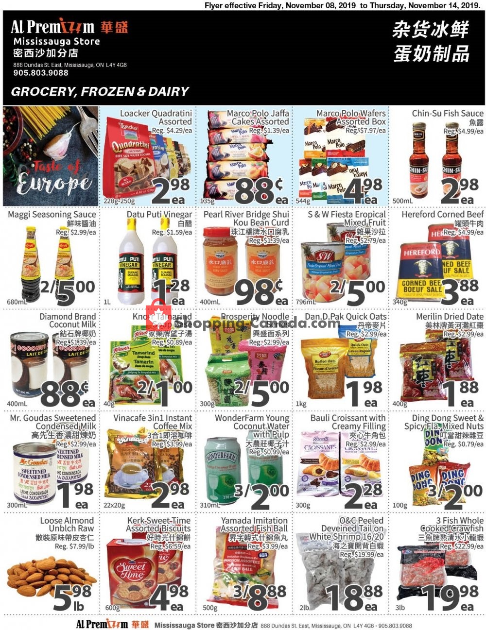 Al Premium Food Mart flyer from Friday November 8, 2019 to Thursday November 14, 2019 - page 2