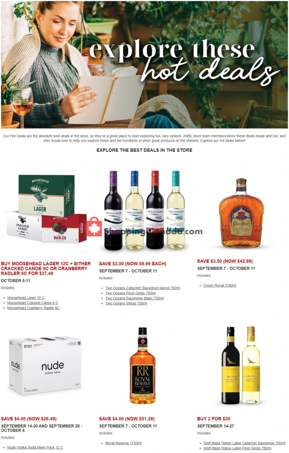 Alcool NB Liquor flyer from Monday September 14, 2020 to Sunday October 11, 2020 - page 1
