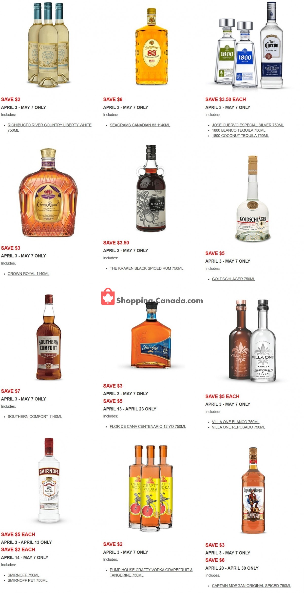 Alcool NB Liquor flyer from Monday April 3, 2023 to Sunday May 7, 2023 - page 2