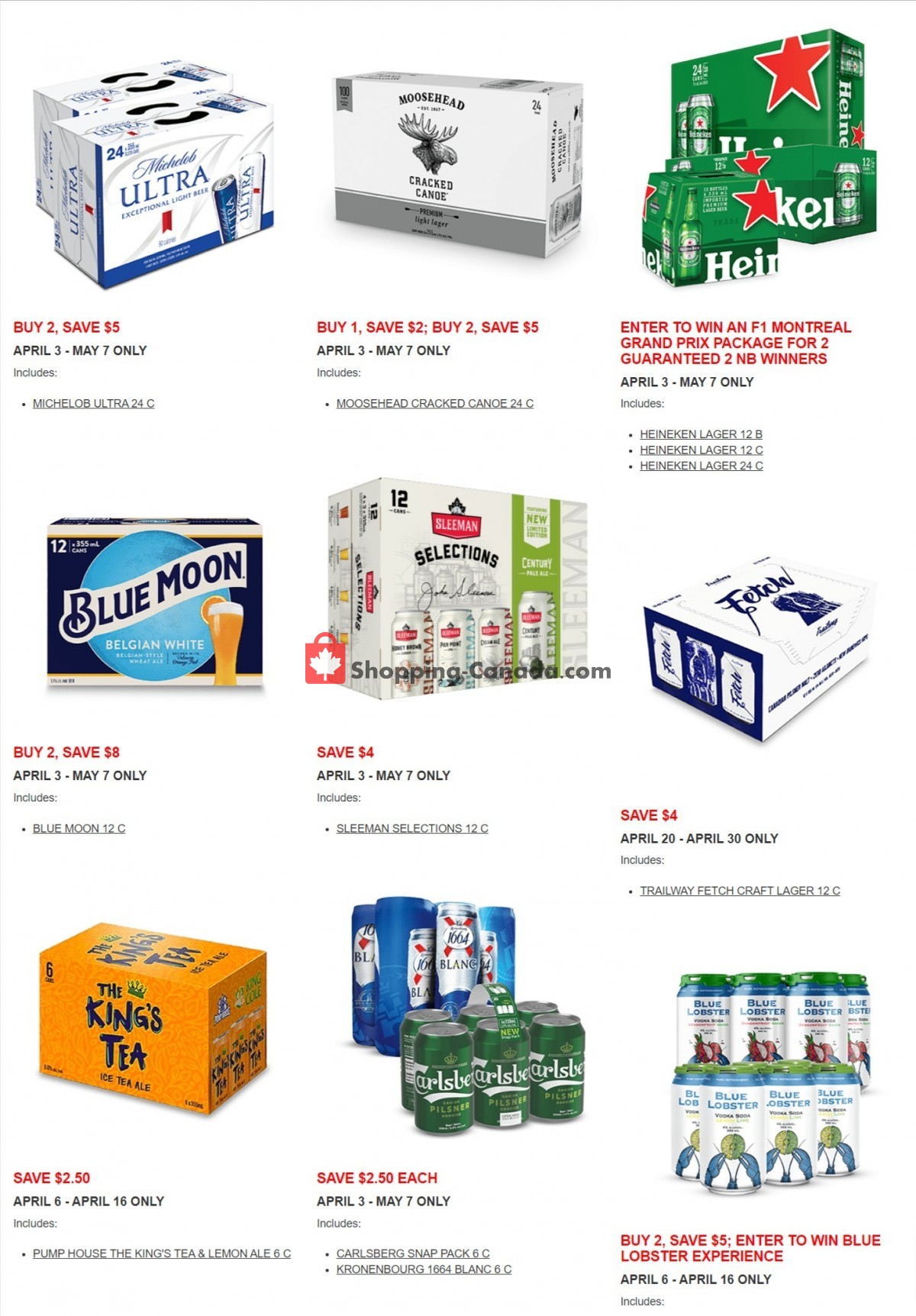 Alcool NB Liquor flyer from Monday April 3, 2023 to Sunday May 7, 2023 - page 3