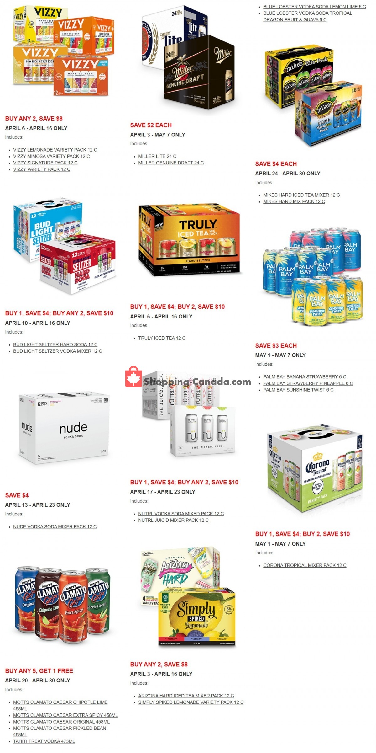 Alcool NB Liquor flyer from Monday April 3, 2023 to Sunday May 7, 2023 - page 4