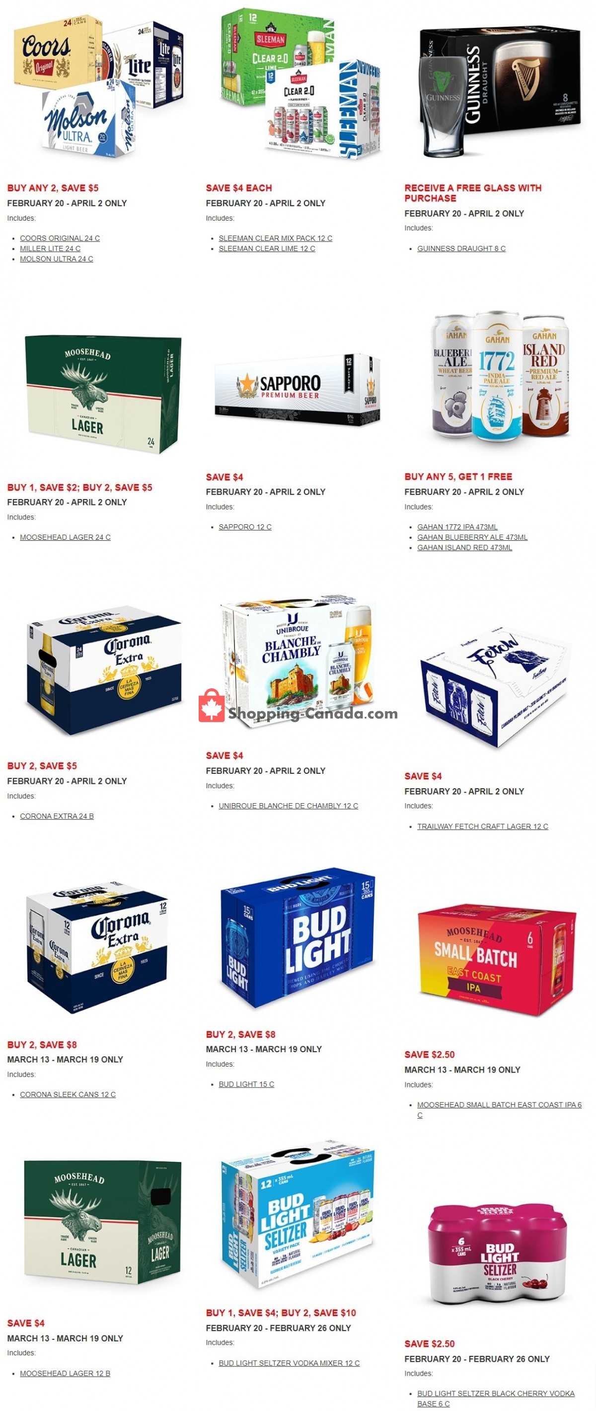 Alcool NB Liquor flyer from Monday February 20, 2023 to Friday April 7, 2023 - page 3