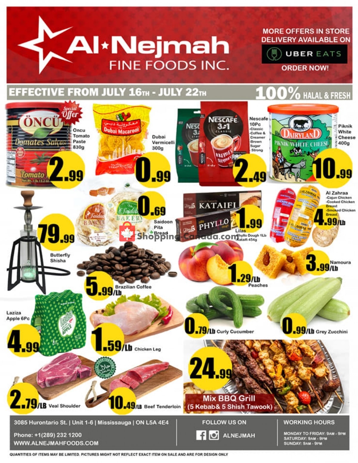 Alnejmah flyer from Friday July 16, 2021 to Thursday July 22, 2021 - page 1