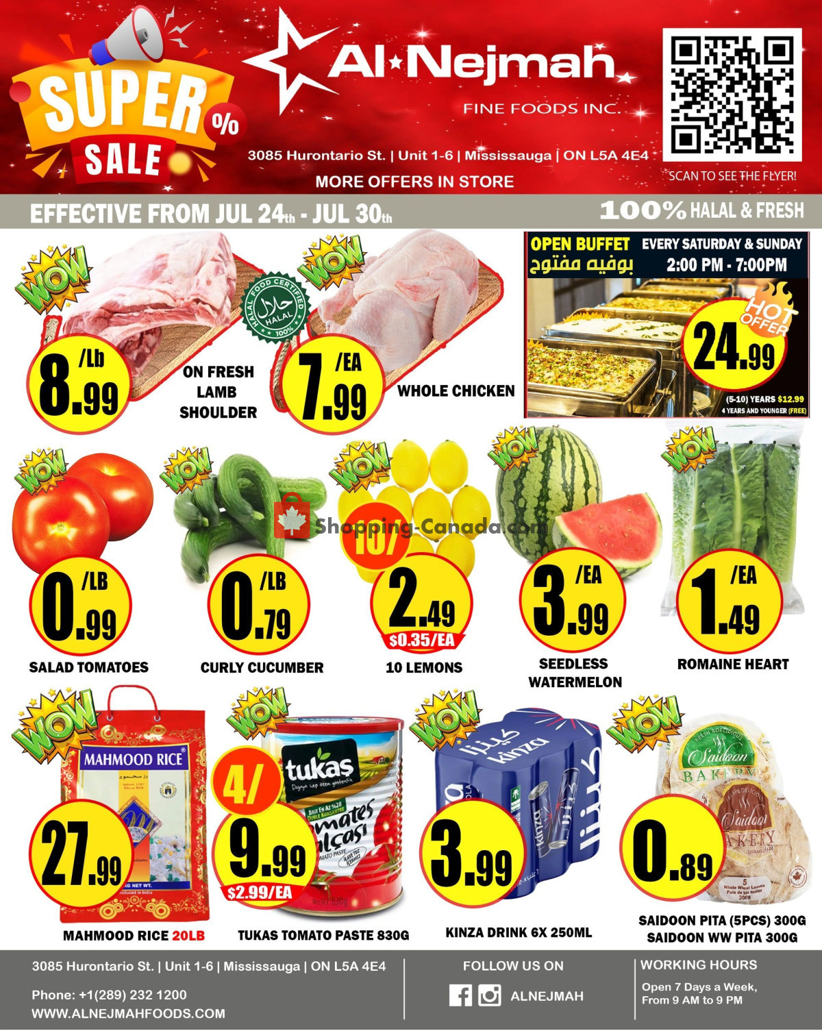 First page of Alnejmah flyer - preview - from Friday July 24, 2026 to Thursday July 30, 2026