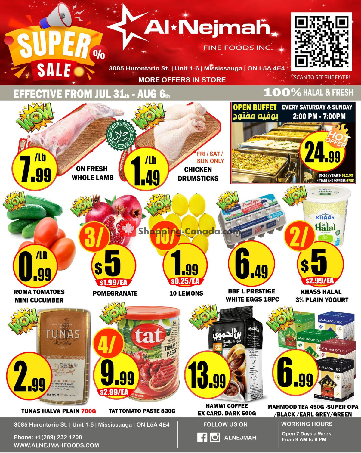 Alnejmah flyer from Friday July 31, 2026 to Thursday August 6, 2026 - page 1