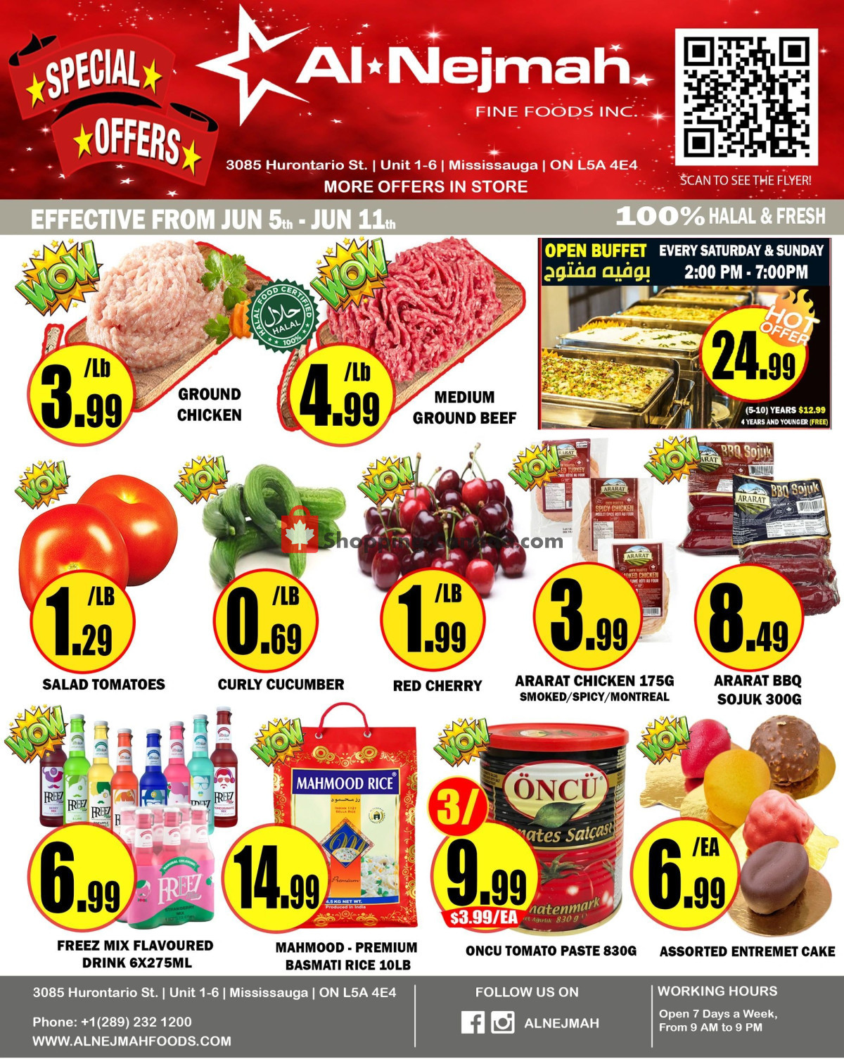 Alnejmah flyer from Friday June 5, 2026 to Thursday June 11, 2026 - page 1