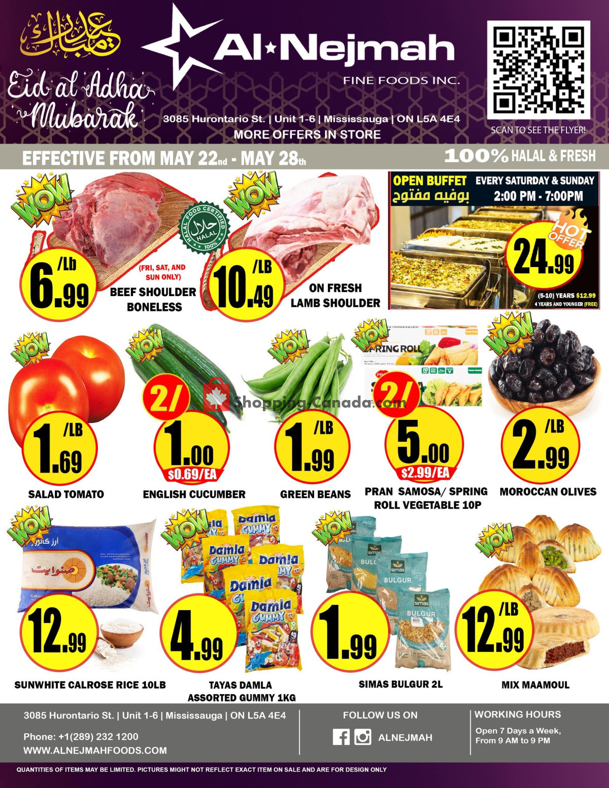 Alnejmah flyer from Friday May 22, 2026 to Thursday May 28, 2026 - page 1