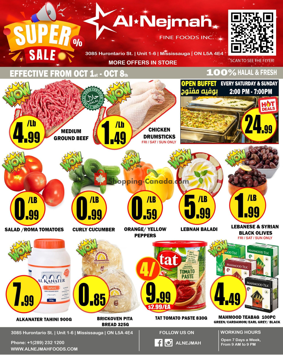 Alnejmah flyer from Thursday October 1, 2026 to Thursday October 8, 2026 - page 1