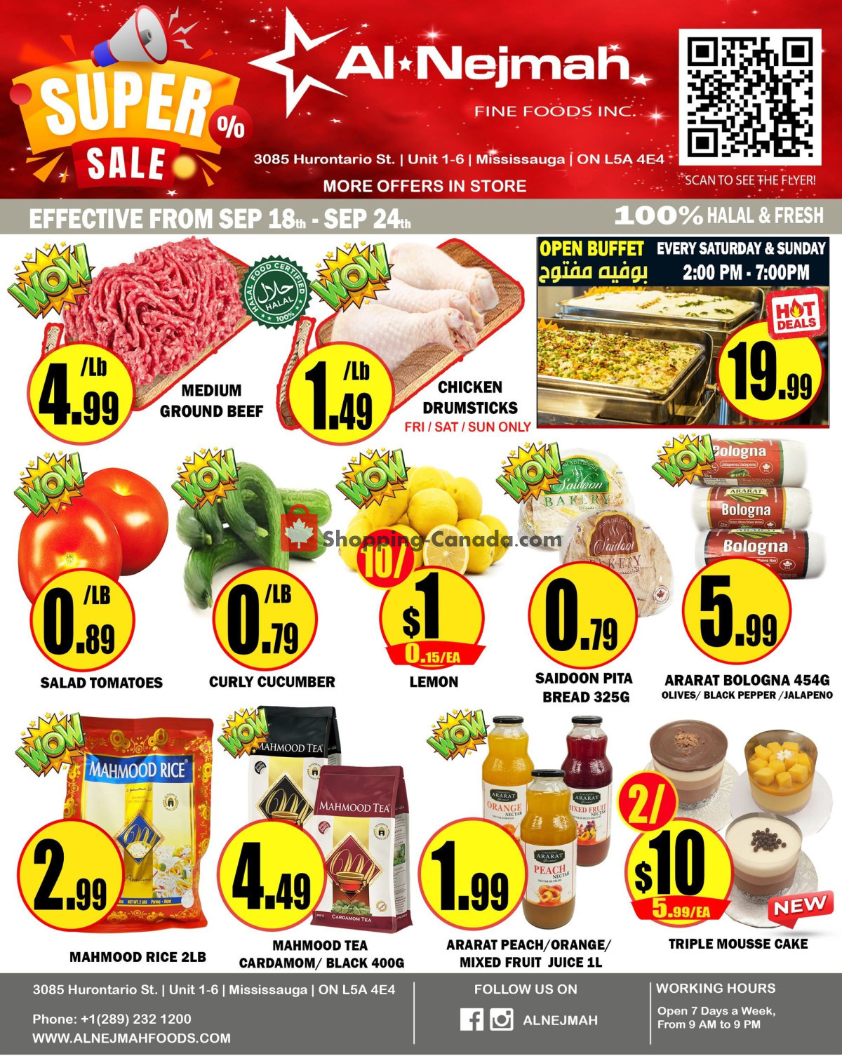 Alnejmah flyer from Friday September 18, 2026 to Thursday September 24, 2026 - page 1