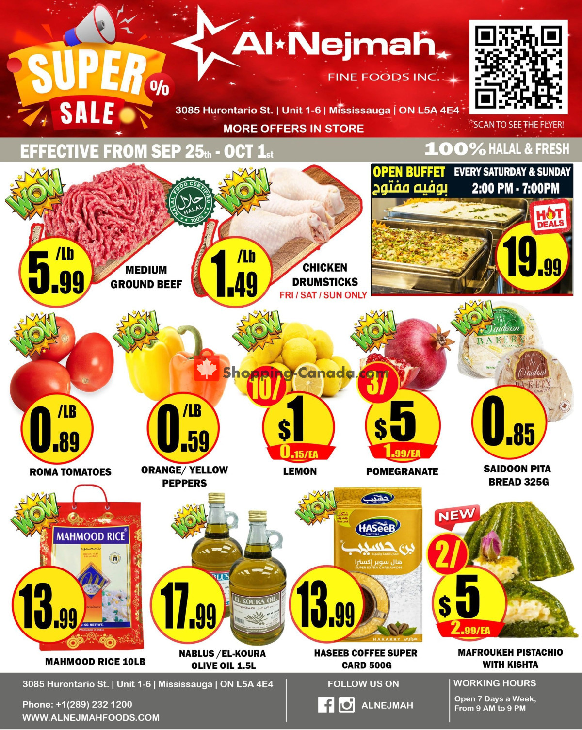 Alnejmah flyer from Friday September 25, 2026 to Thursday October 1, 2026 - page 1