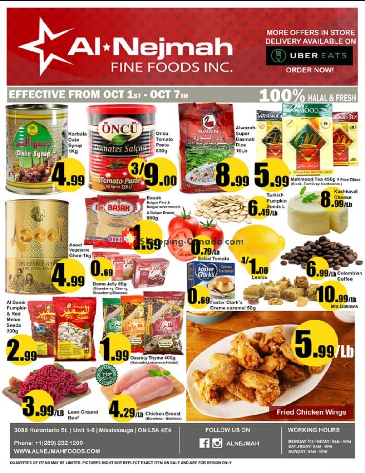 Alnejmah flyer from Friday October 1, 2021 to Thursday October 7, 2021 - page 1