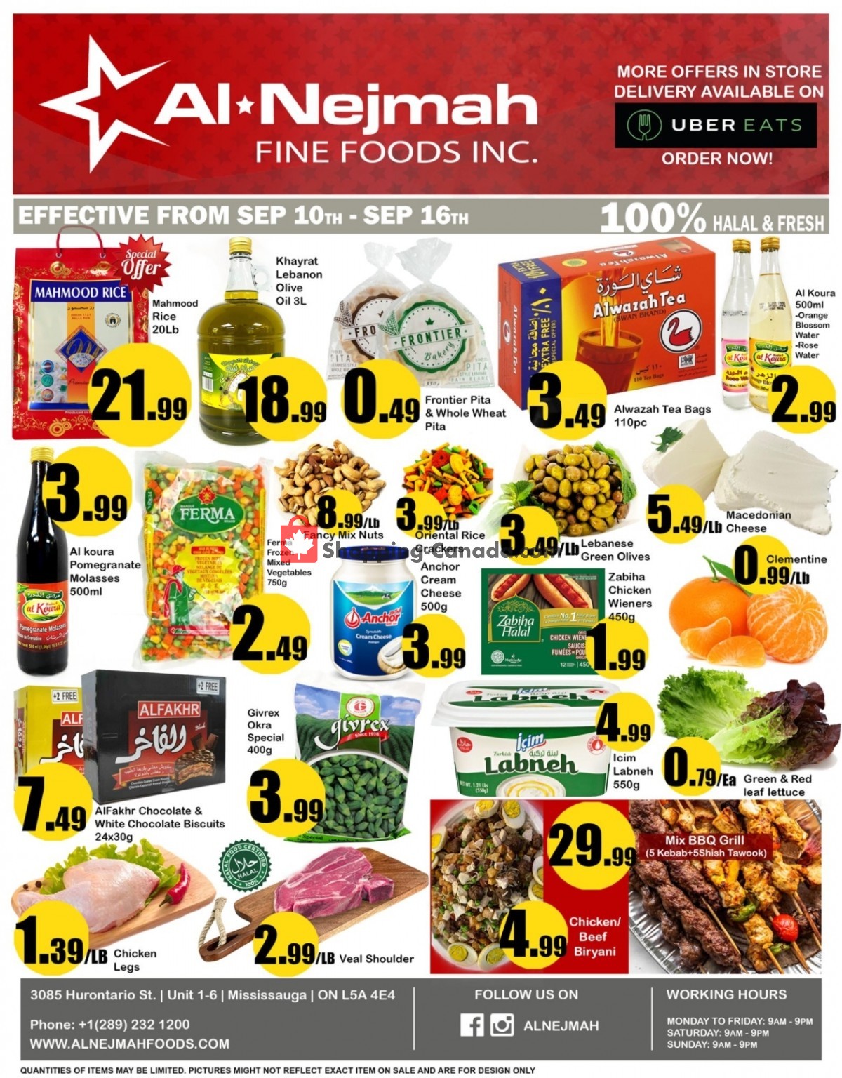 Alnejmah flyer from Friday September 10, 2021 to Thursday September 16, 2021 - page 1