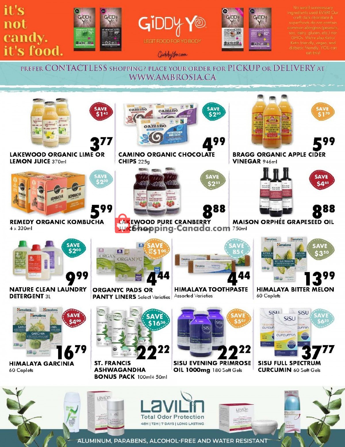 Ambrosia Natural Foods flyer from Friday April 1, 2022 to Saturday April 30, 2022 - page 3