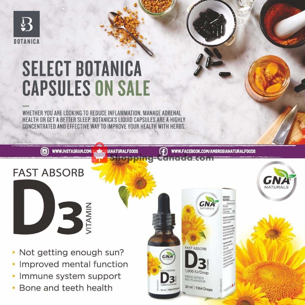 Ambrosia Natural Foods flyer from Wednesday April 1, 2020 to Thursday April 30, 2020 - page 2