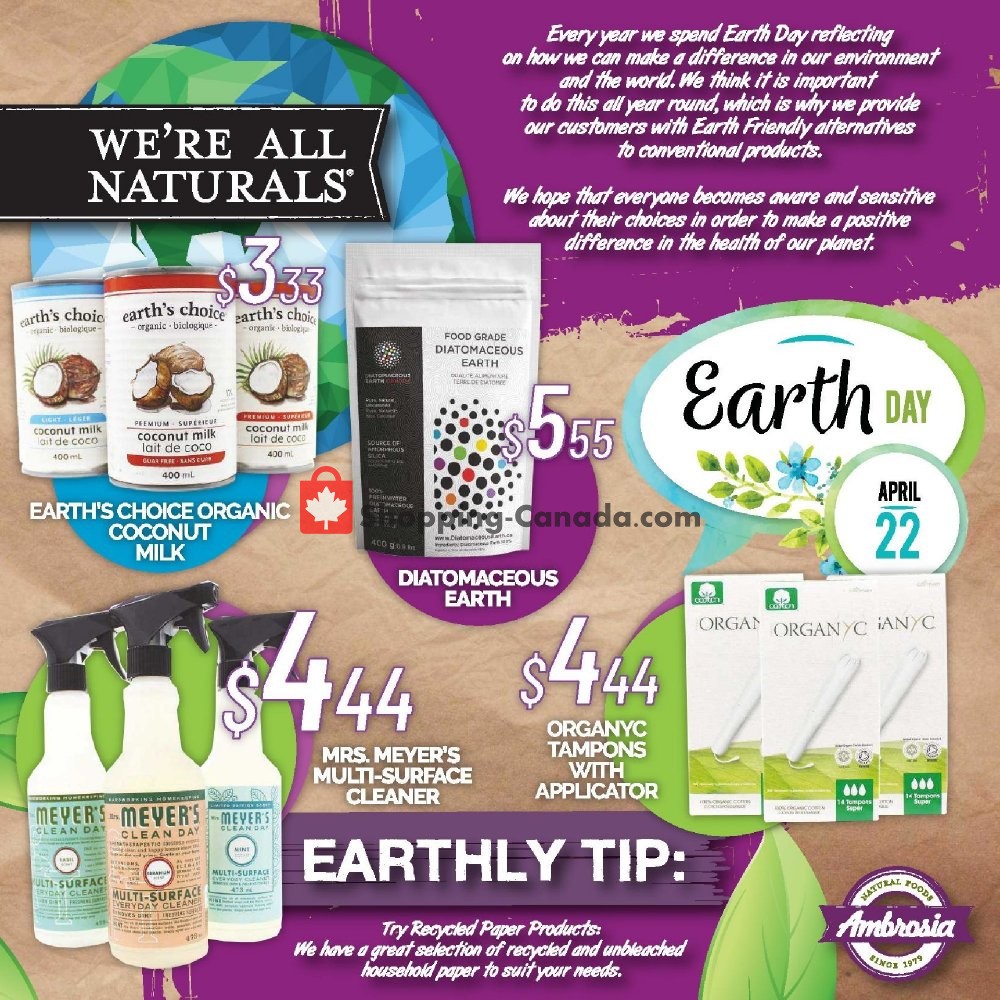 Ambrosia Natural Foods flyer from Wednesday April 1, 2020 to Thursday April 30, 2020 - page 4