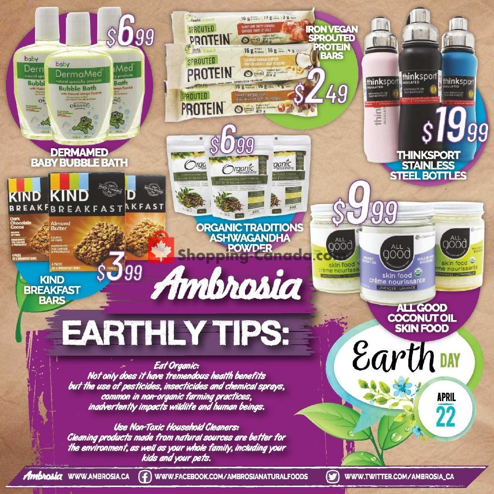 Ambrosia Natural Foods flyer from Wednesday April 1, 2020 to Thursday April 30, 2020 - page 5
