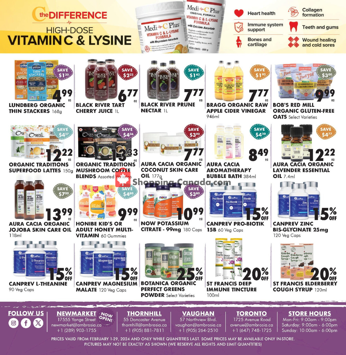 Ambrosia Natural Foods flyer from Thursday February 1, 2024 to Thursday February 29, 2024 - page 3