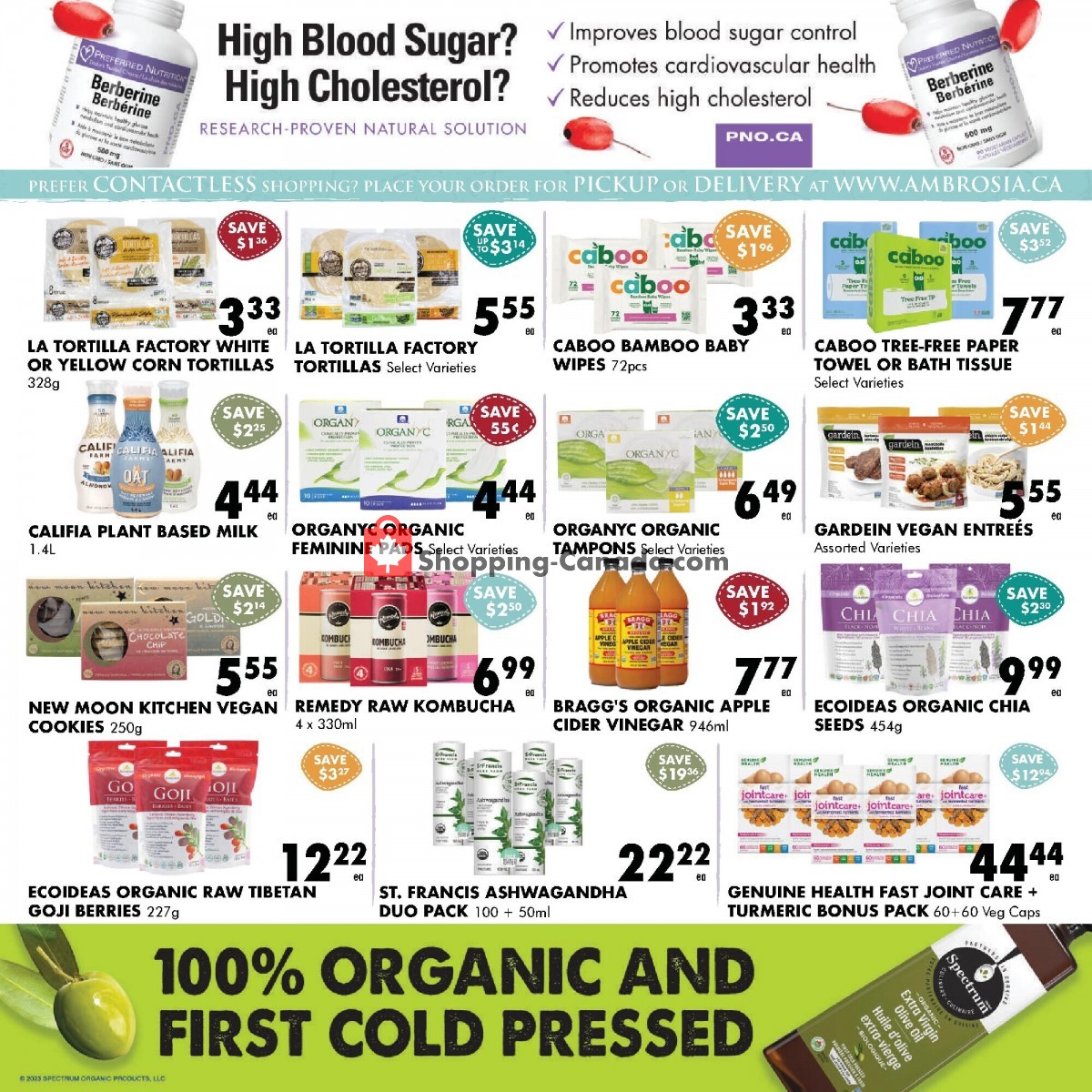 Ambrosia Natural Foods flyer from Saturday April 1, 2023 to Sunday April 30, 2023 - page 3