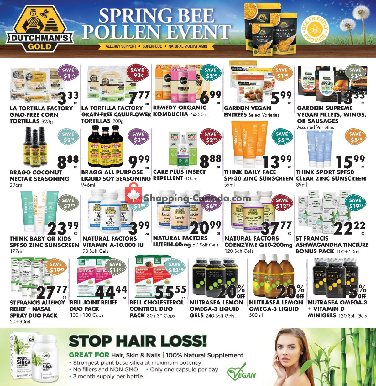 Ambrosia Natural Foods flyer from Monday April 1, 2024 to Tuesday April 30, 2024 - page 3