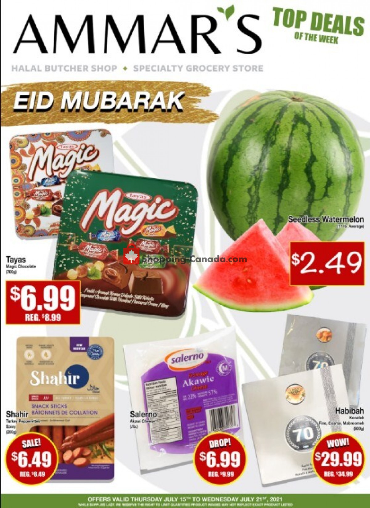 Ammar's Halal Meats flyer from Thursday July 15, 2021 to Wednesday July 21, 2021 - page 4