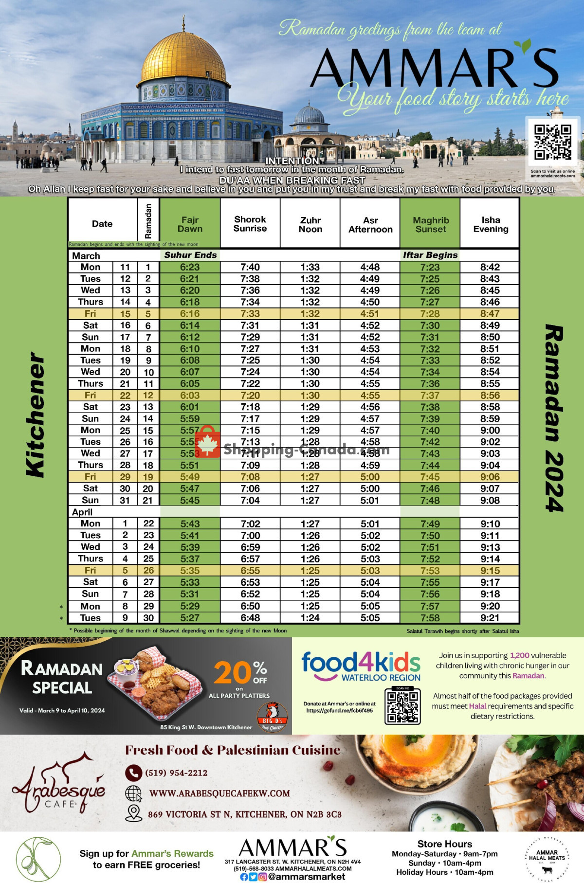 Ammar's Halal Meats flyer from Thursday April 4, 2024 to Wednesday April 10, 2024 - page 8