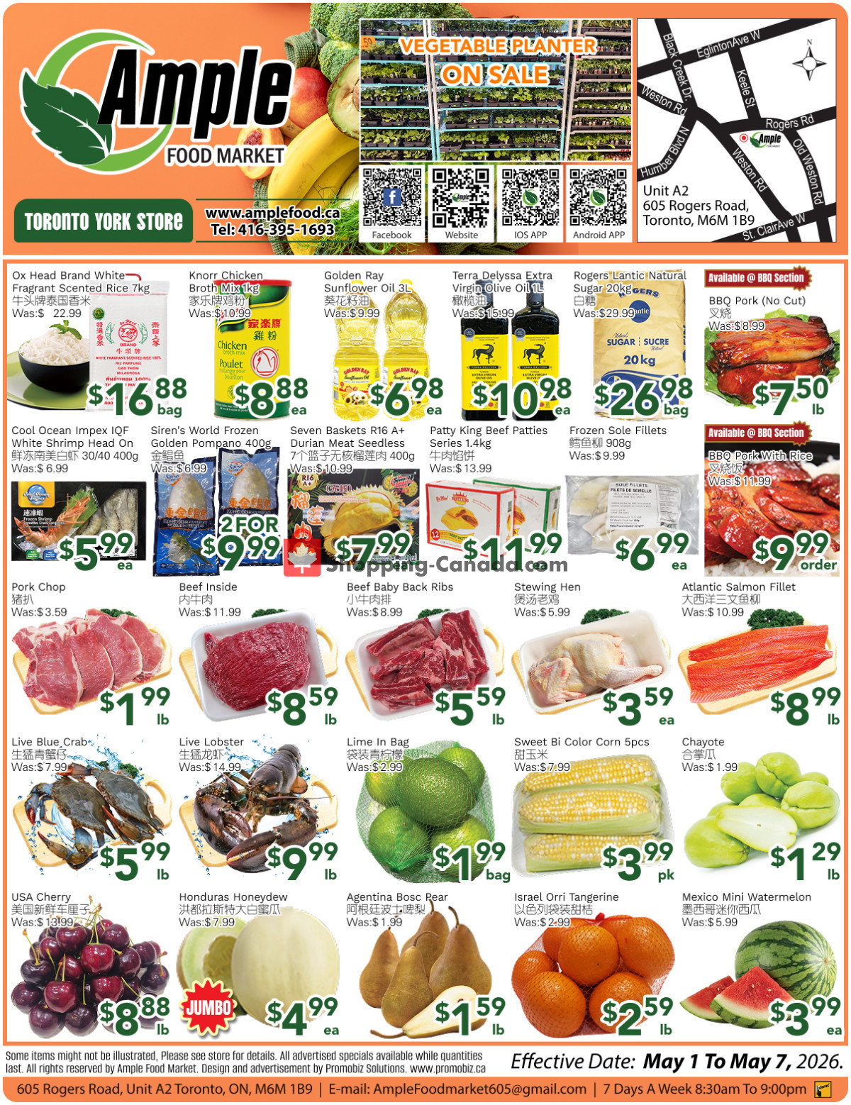 First page of Ample Food Market flyer - preview - from Friday May 1, 2026 to Thursday May 7, 2026