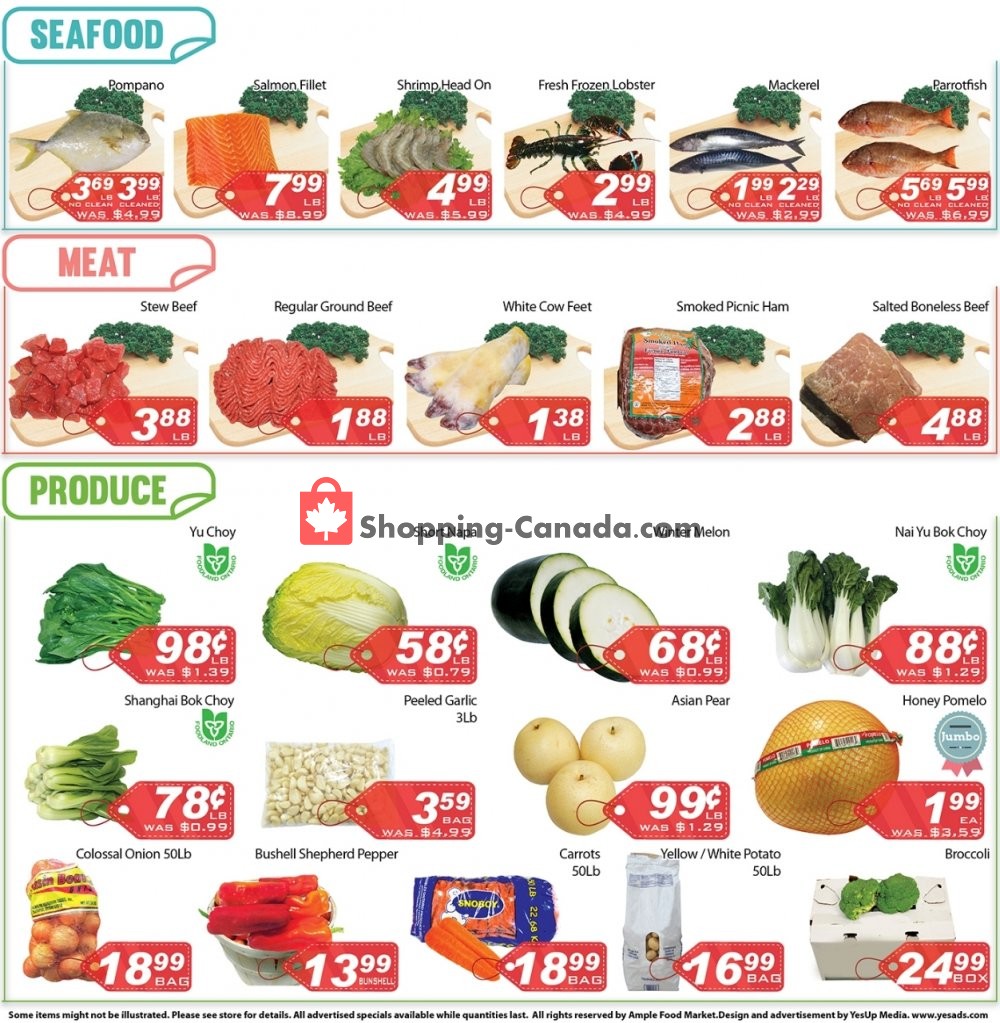 Ample Food Market flyer from Friday October 5, 2018 to Thursday October 11, 2018 - page 2