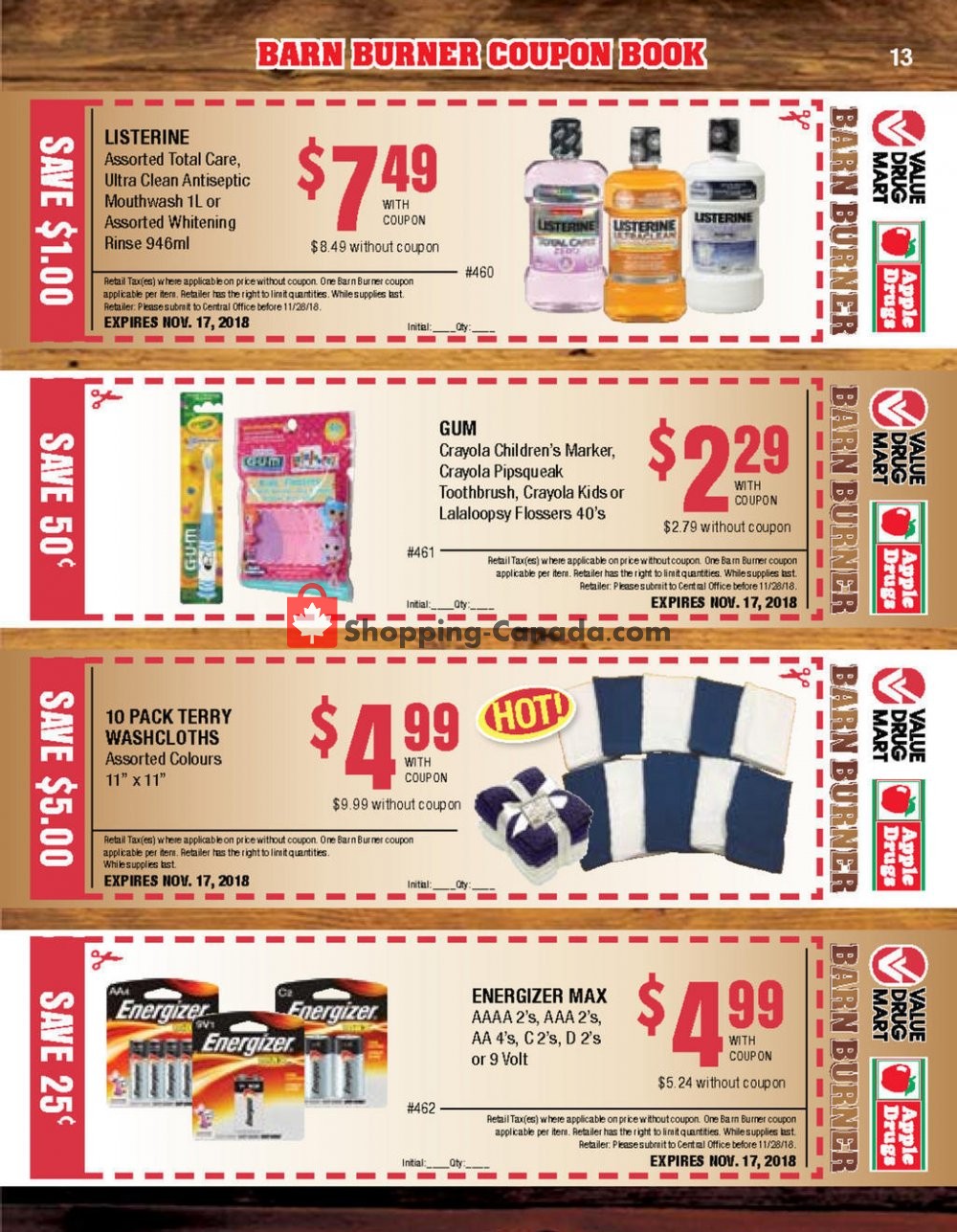 Apple Drugs flyer from Sunday October 7, 2018 to Saturday November 17, 2018 - page 13