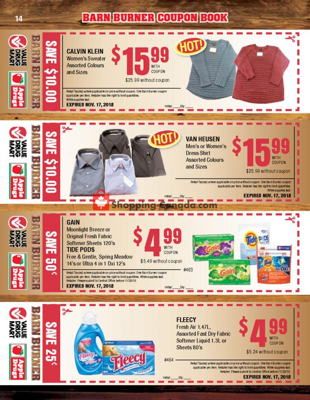 Apple Drugs flyer from Sunday October 7, 2018 to Saturday November 17, 2018 - page 14
