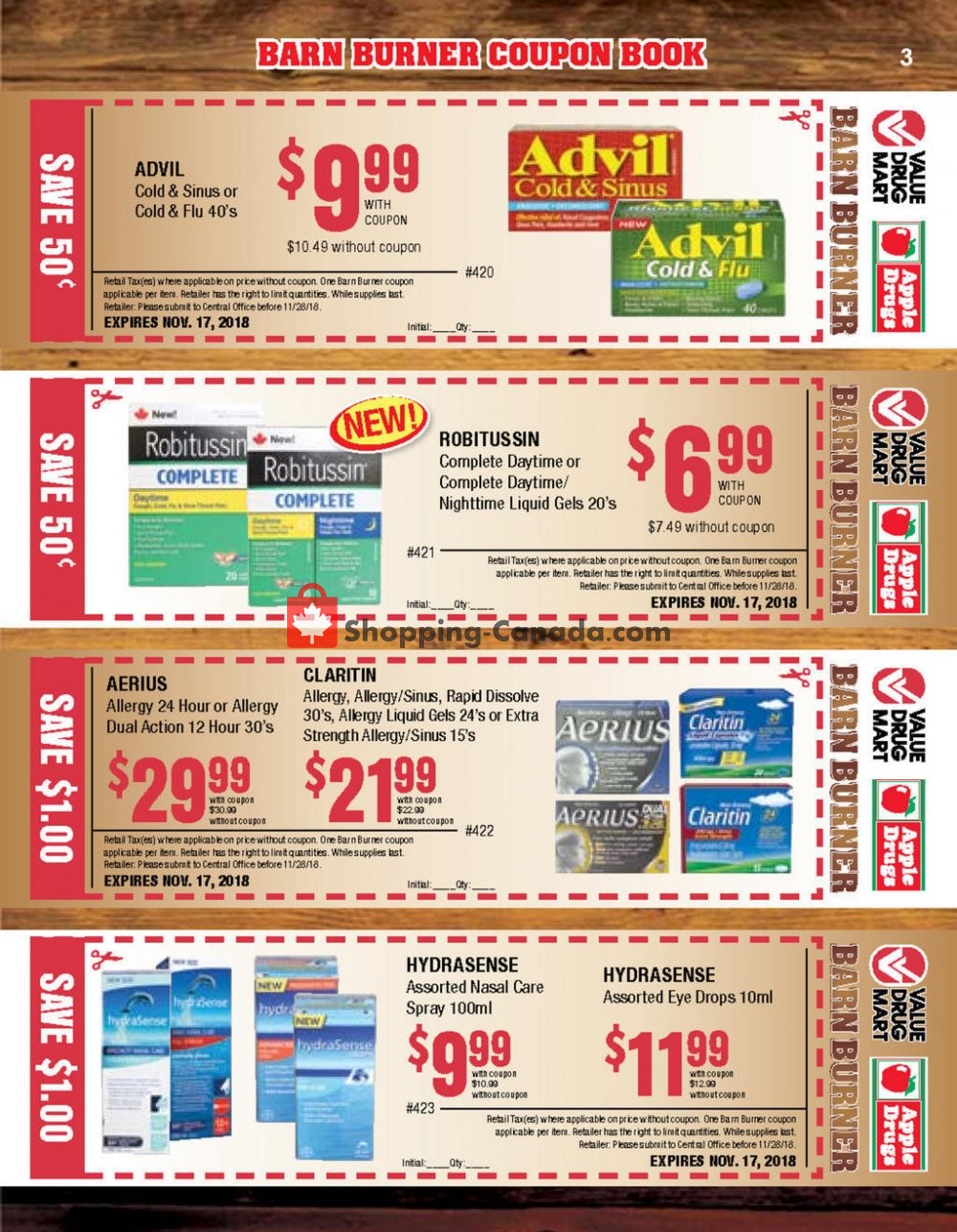 Apple Drugs flyer from Sunday October 7, 2018 to Saturday November 17, 2018 - page 3
