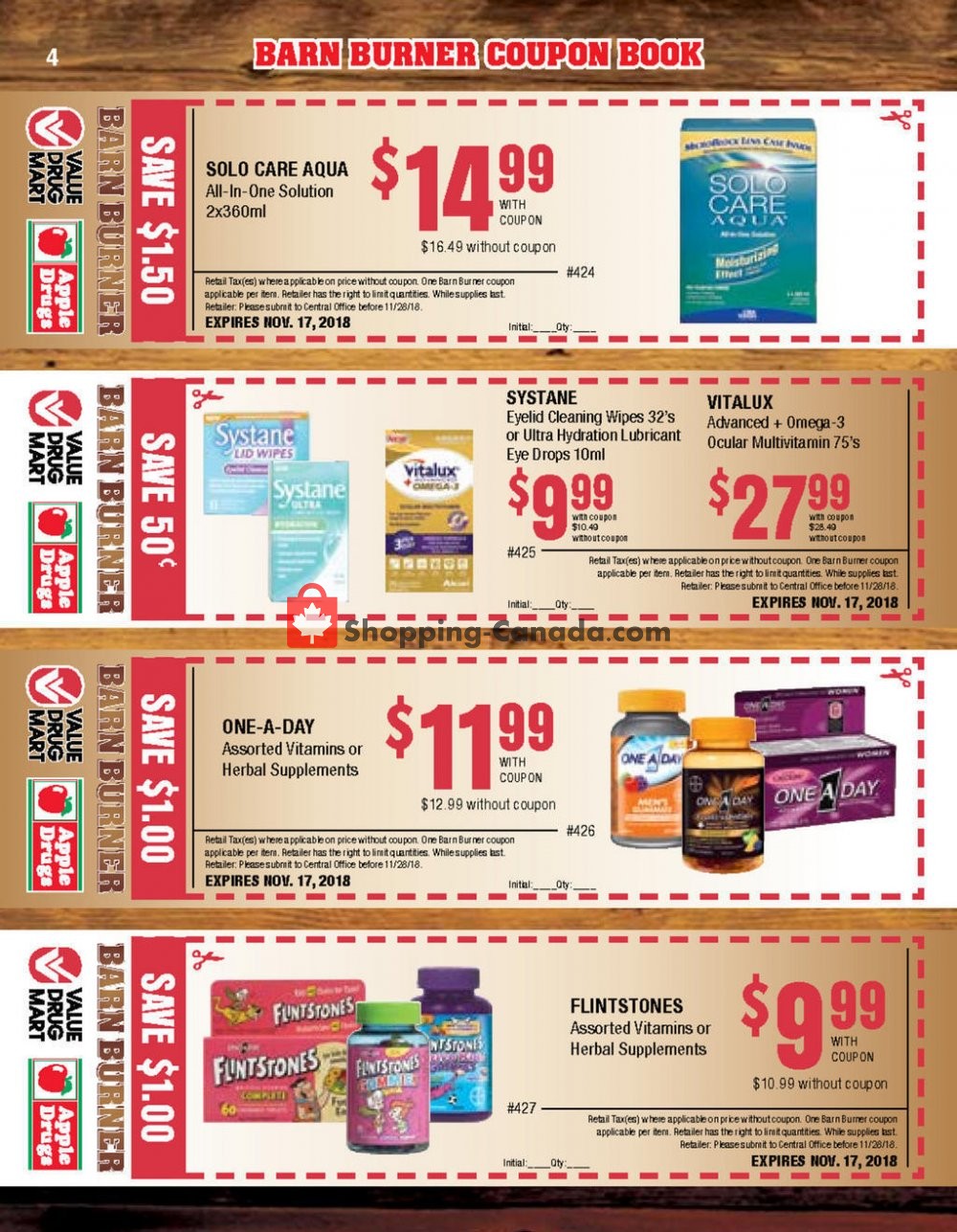 Apple Drugs flyer from Sunday October 7, 2018 to Saturday November 17, 2018 - page 4