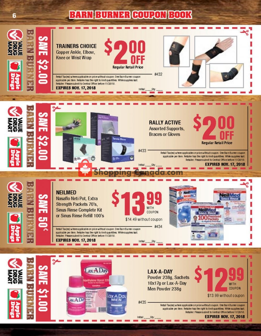 Apple Drugs flyer from Sunday October 7, 2018 to Saturday November 17, 2018 - page 6