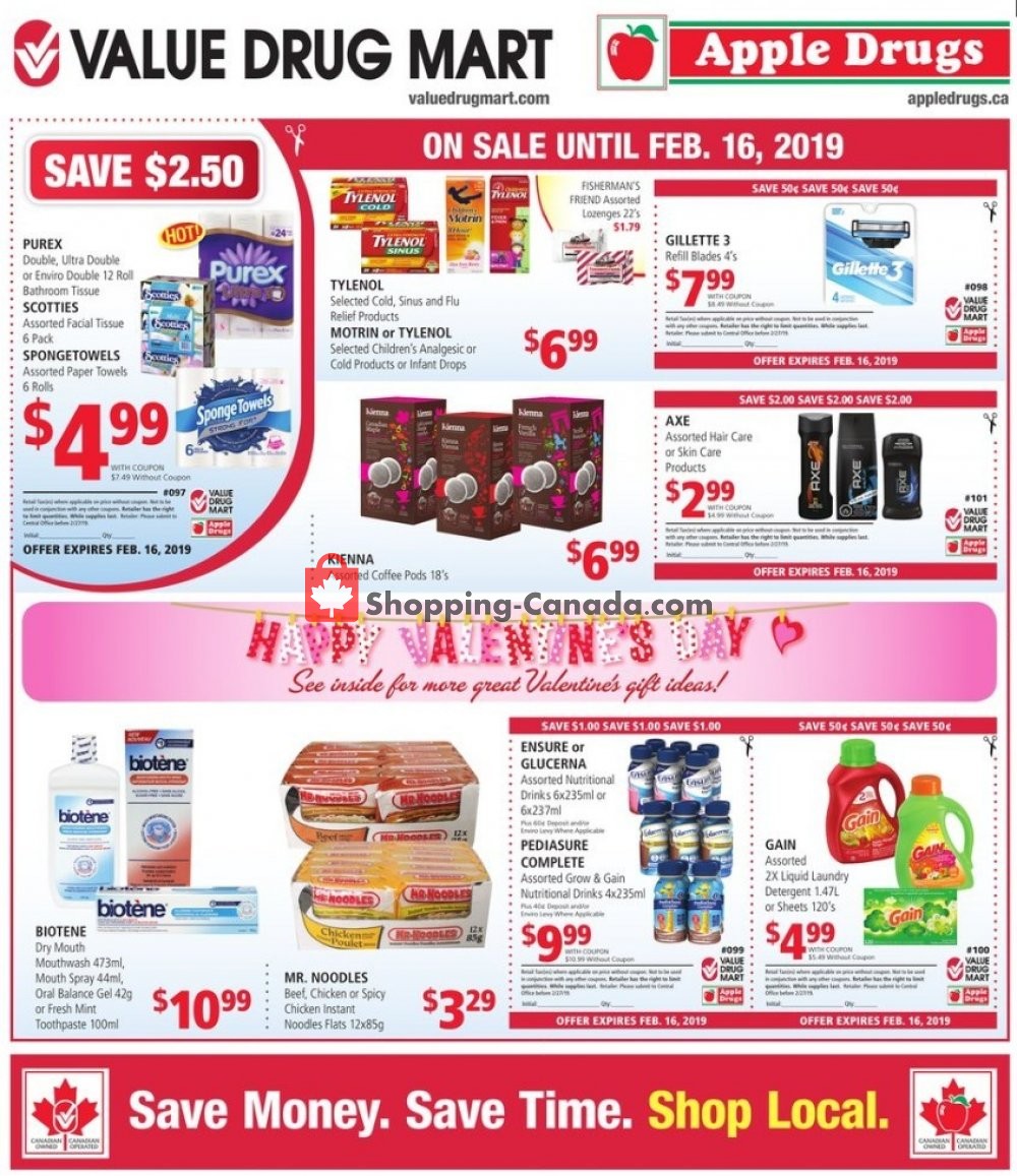 Apple Drugs flyer from Sunday February 3, 2019 to Saturday February 16, 2019 - page 1