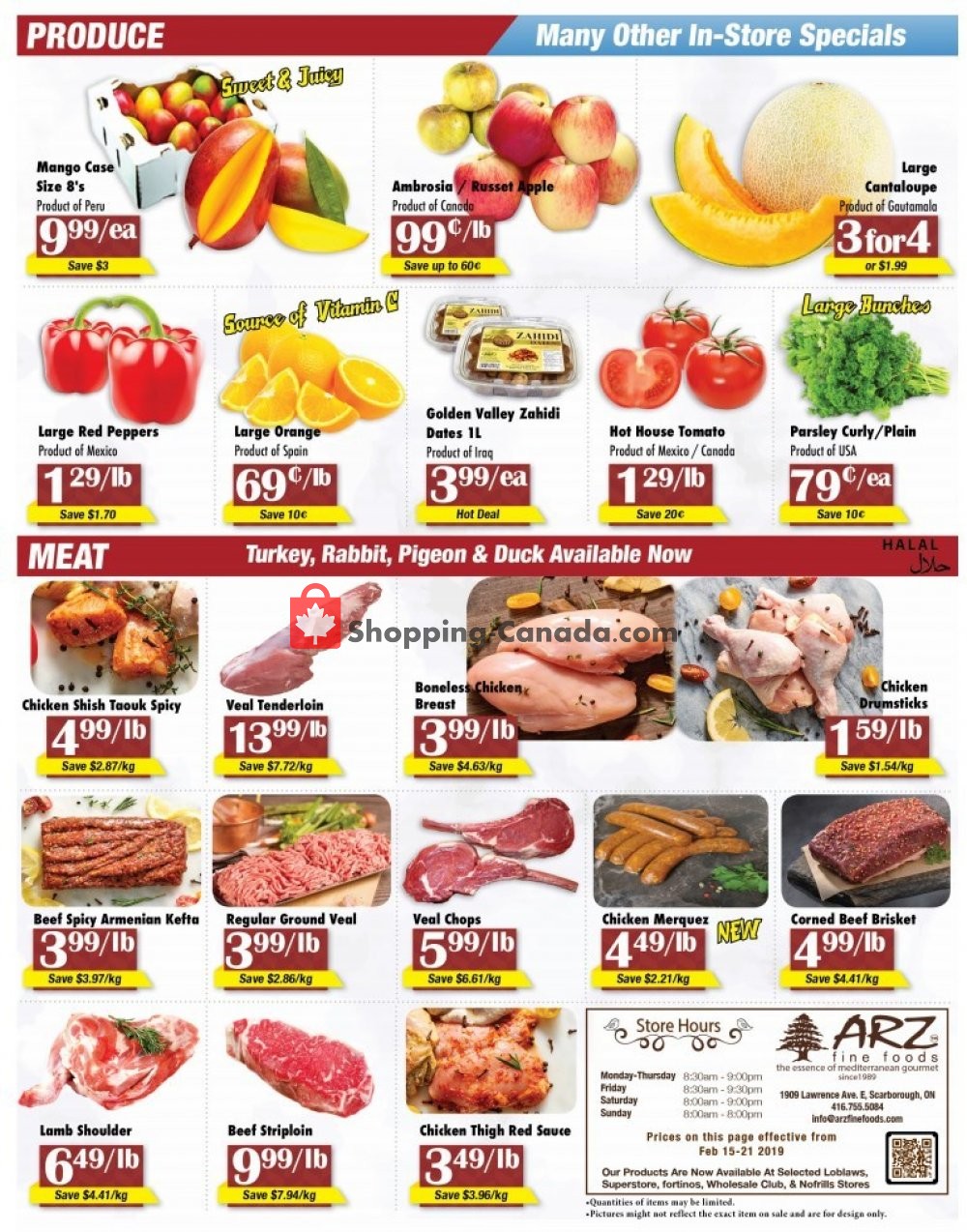 Arz Fine Foods flyer from Friday February 15, 2019 to Thursday February 21, 2019 - page 4