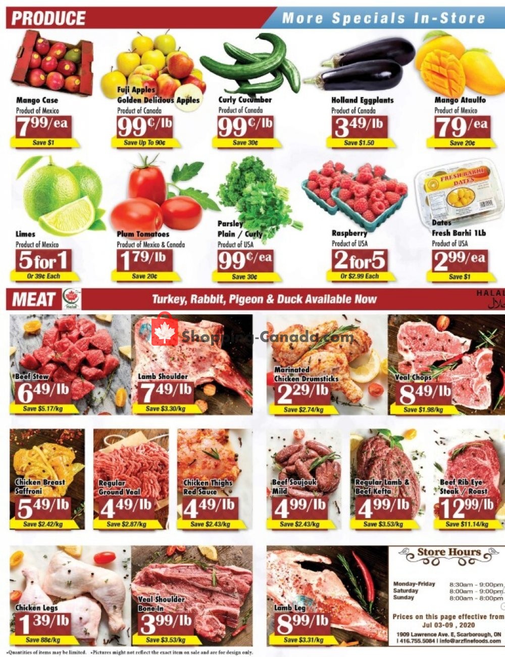 Arz Fine Foods flyer from Friday July 3, 2020 to Thursday July 9, 2020 - page 4