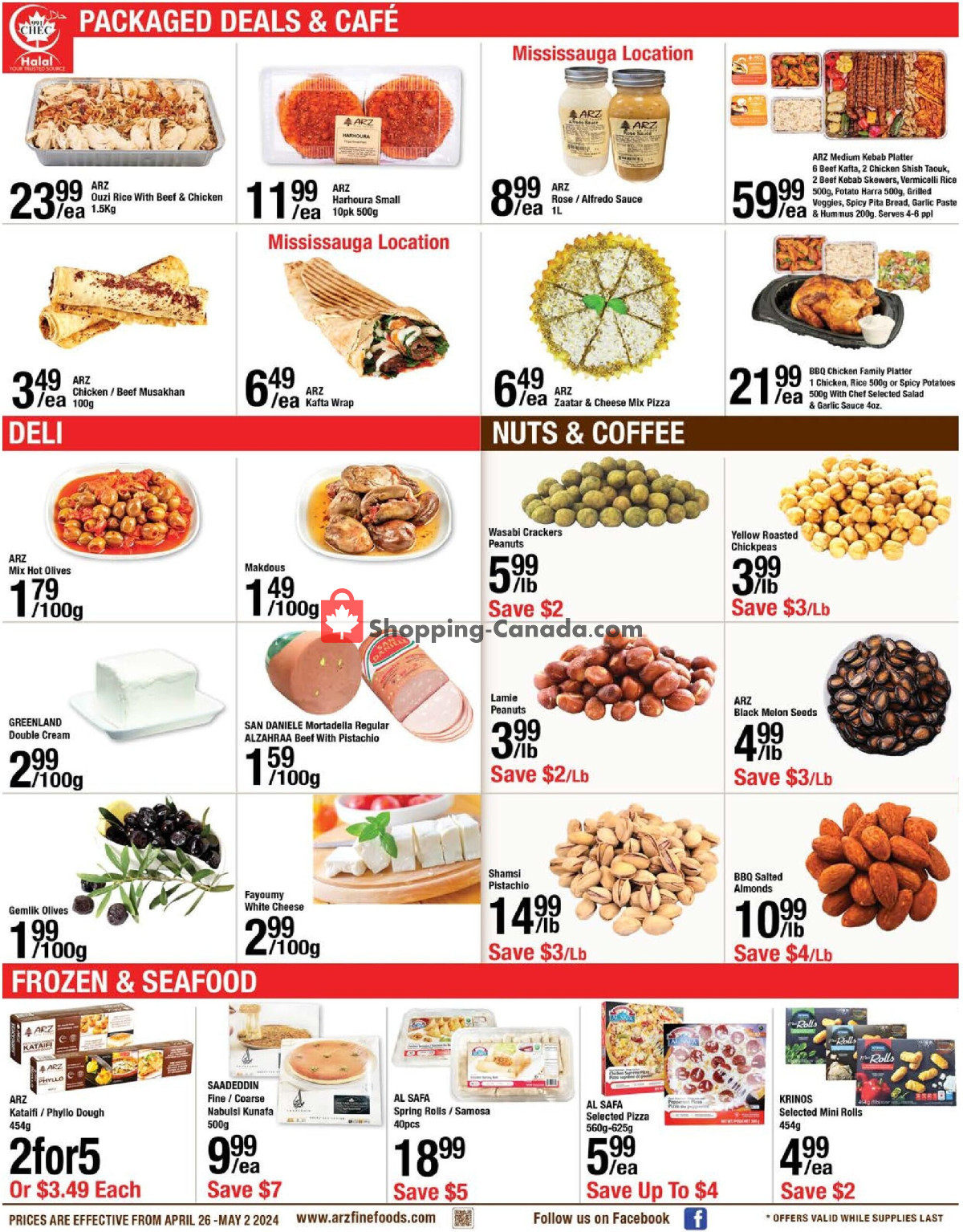 Arz Fine Foods flyer from Friday April 26, 2024 to Thursday May 2, 2024 - page 2