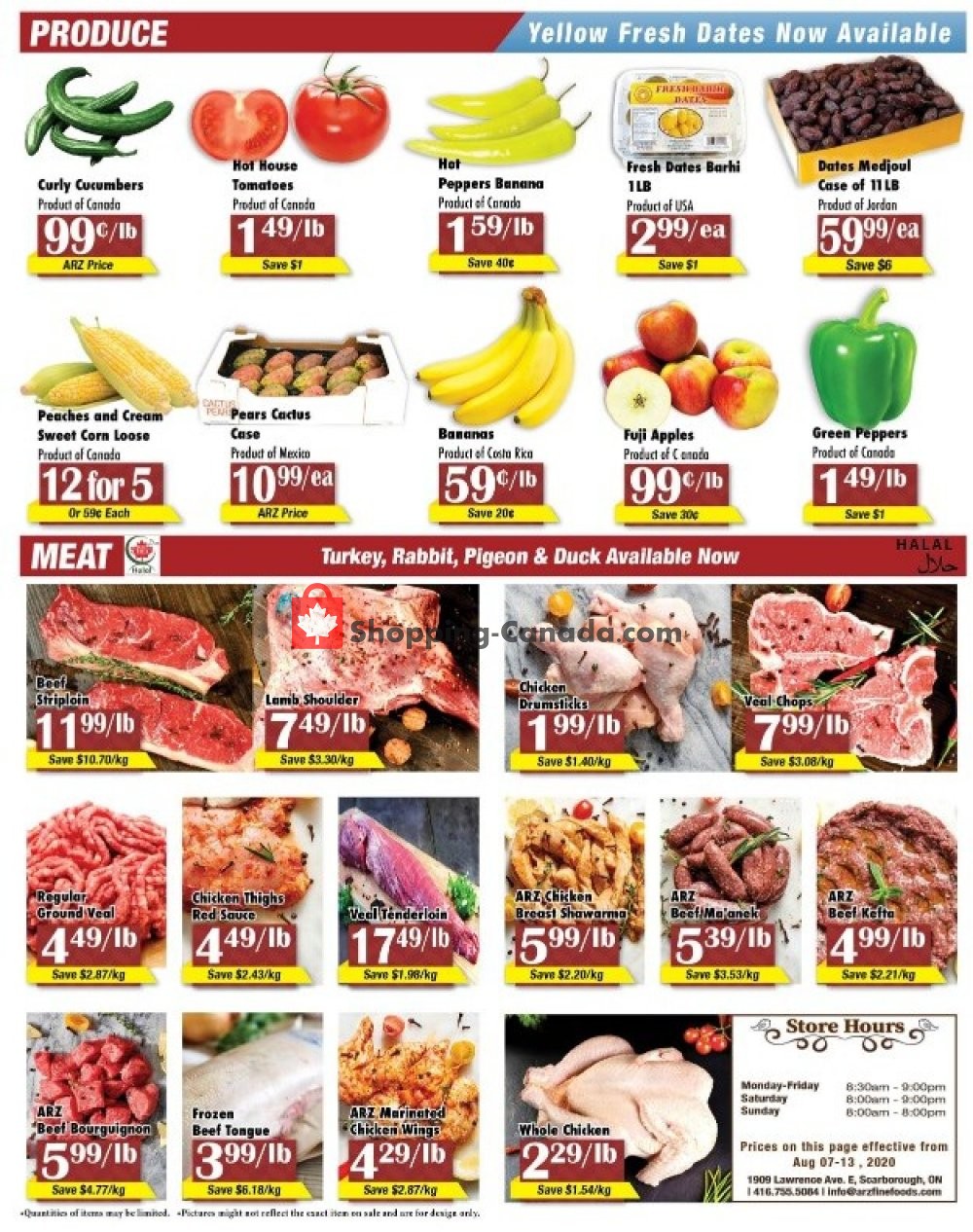 Arz Fine Foods flyer from Friday August 7, 2020 to Thursday August 13, 2020 - page 4