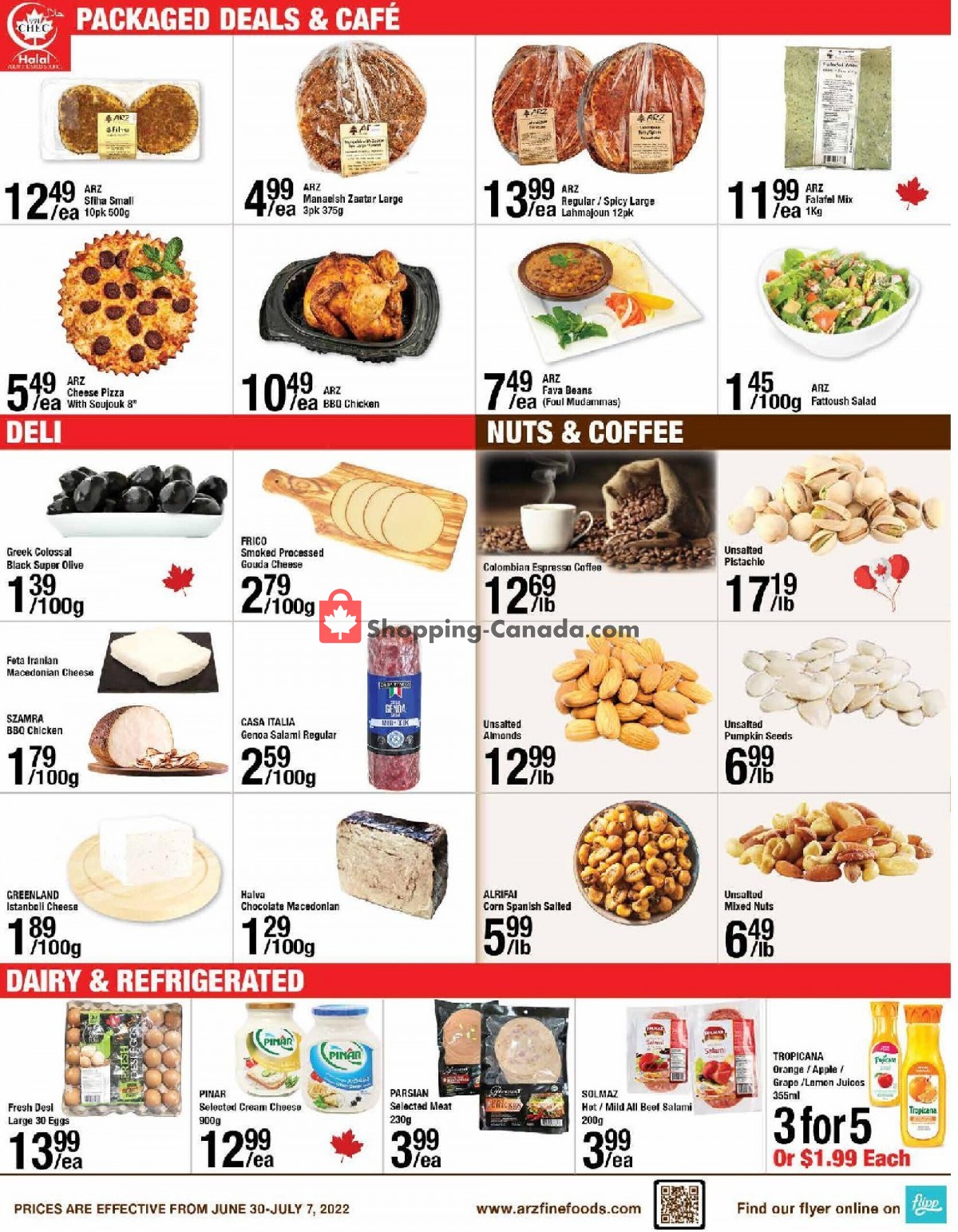 Arz Fine Foods flyer from Thursday June 30, 2022 to Thursday July 7, 2022 - page 2