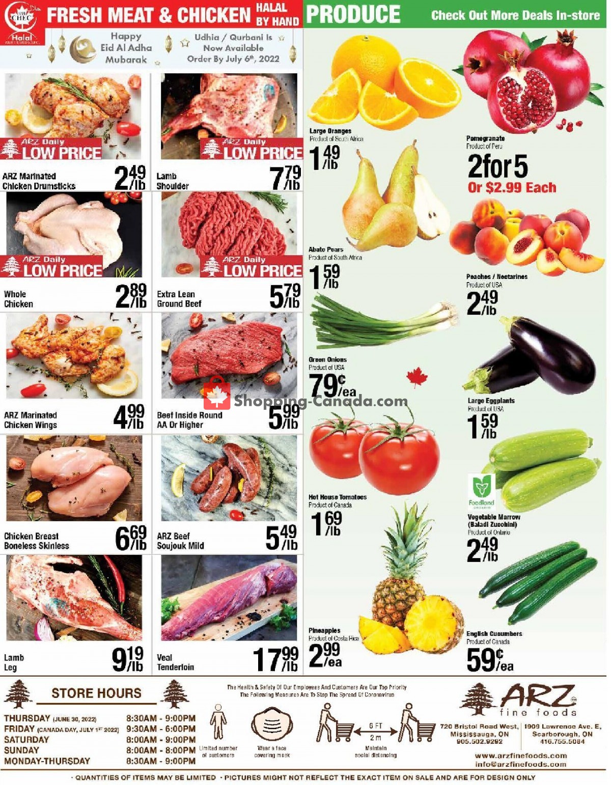 Arz Fine Foods flyer from Thursday June 30, 2022 to Thursday July 7, 2022 - page 4
