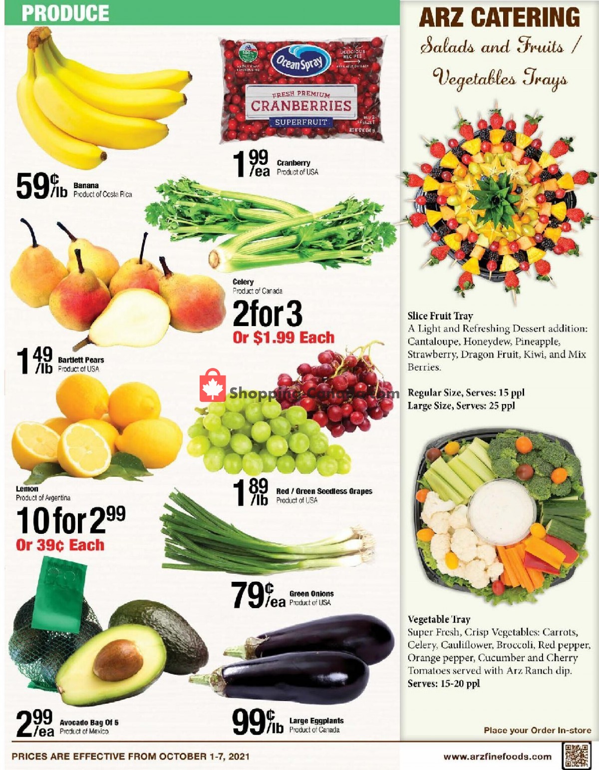 Arz Fine Foods flyer from Friday October 1, 2021 to Thursday October 7, 2021 - page 7