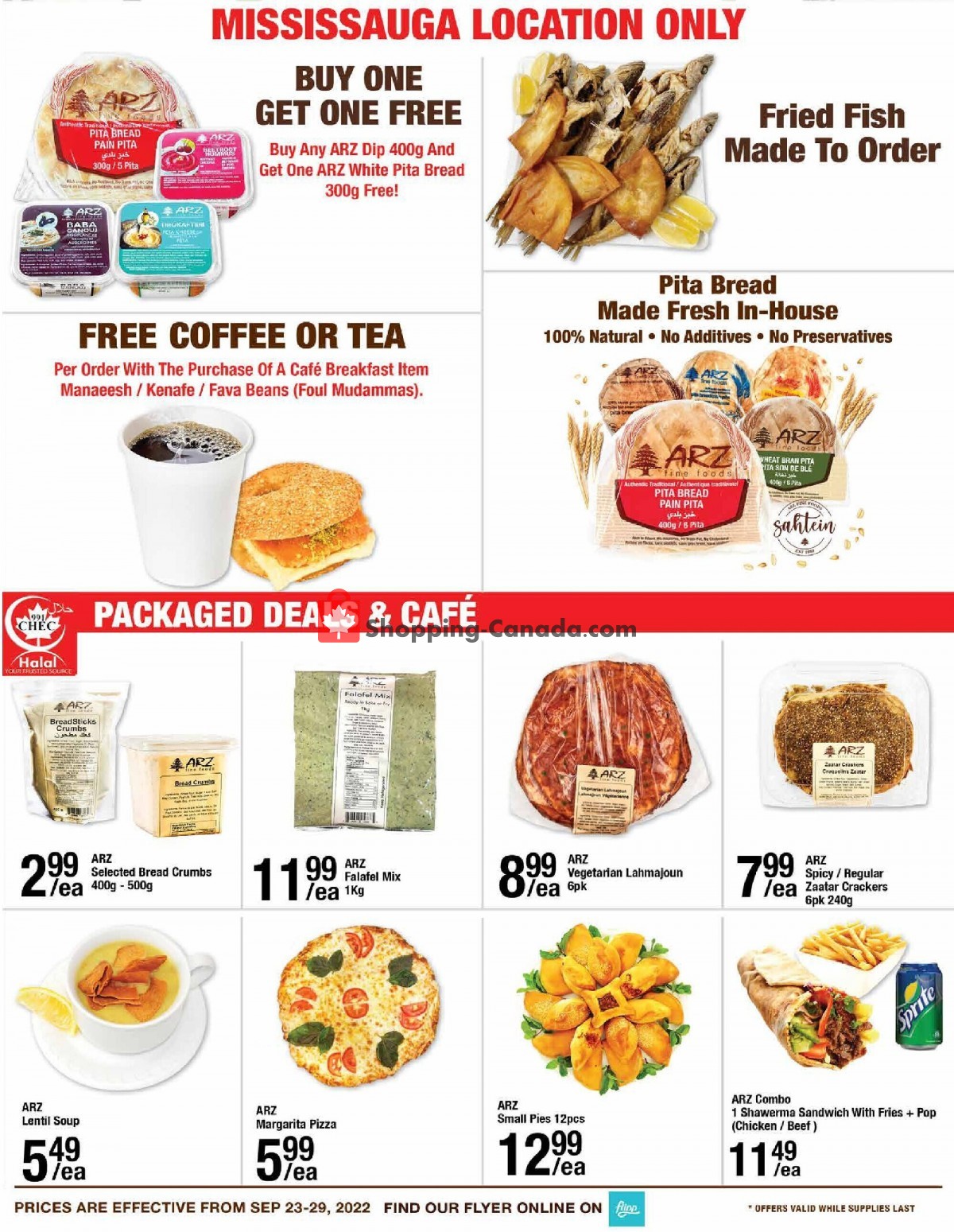 Arz Fine Foods flyer from Friday September 23, 2022 to Thursday September 29, 2022 - page 3