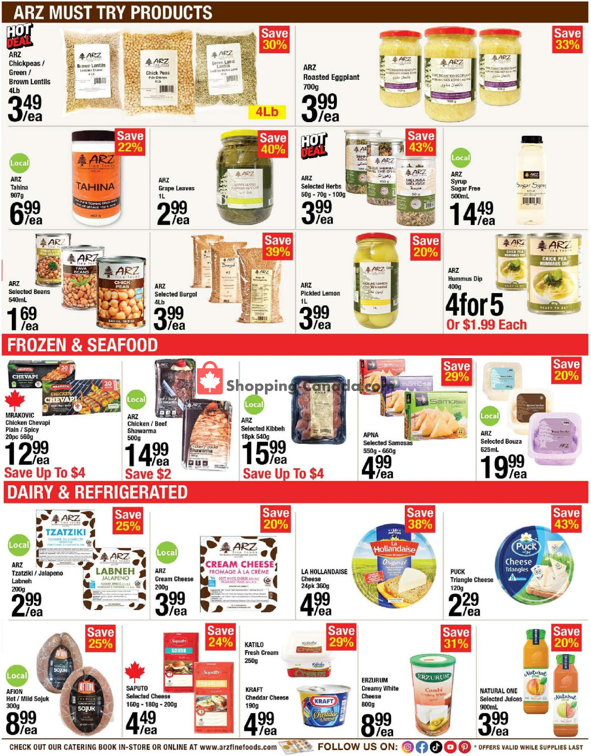 Arz Fine Foods flyer from Friday April 17, 2026 to Thursday April 23, 2026 - page 3