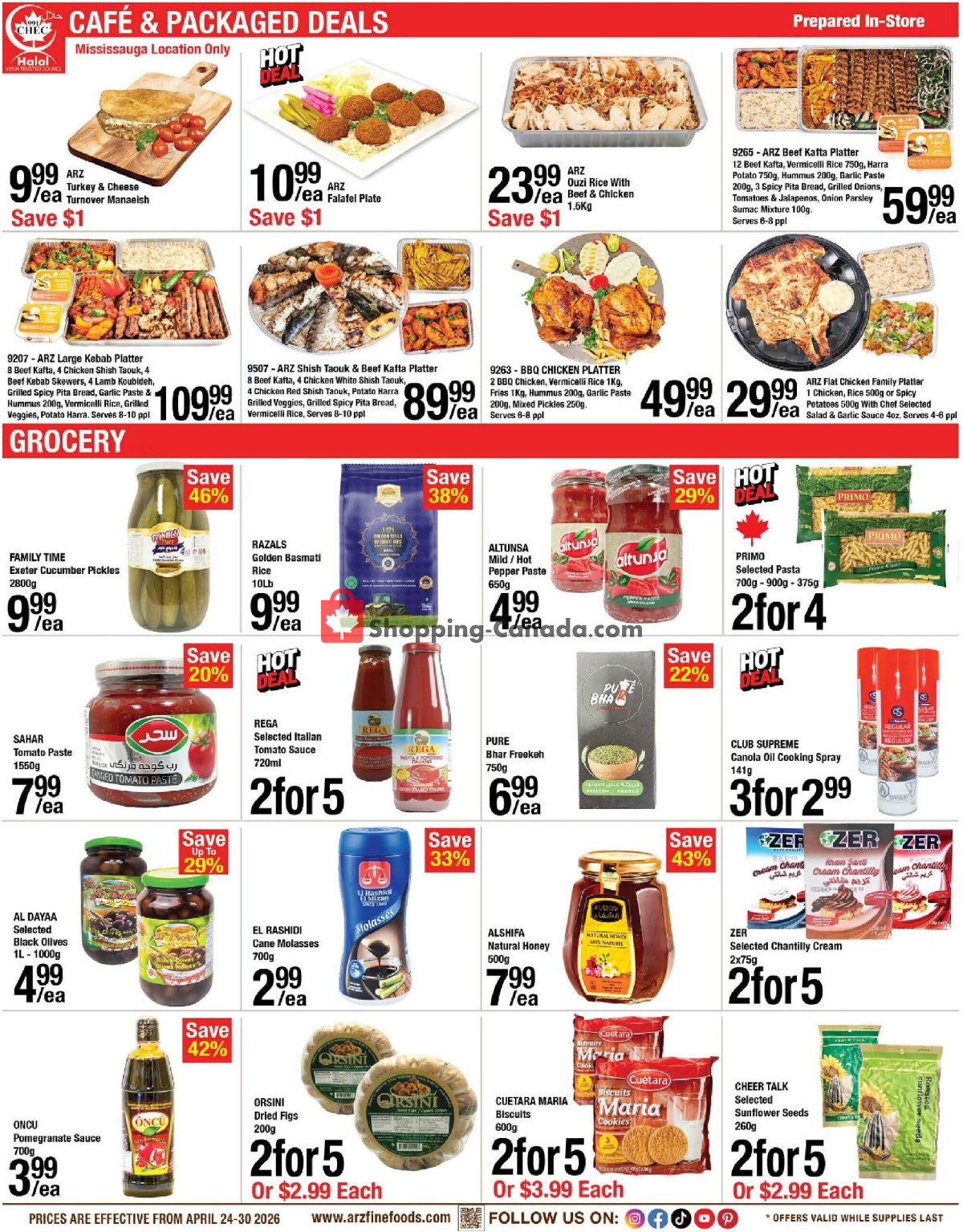 Arz Fine Foods flyer from Friday April 24, 2026 to Thursday April 30, 2026 - page 2